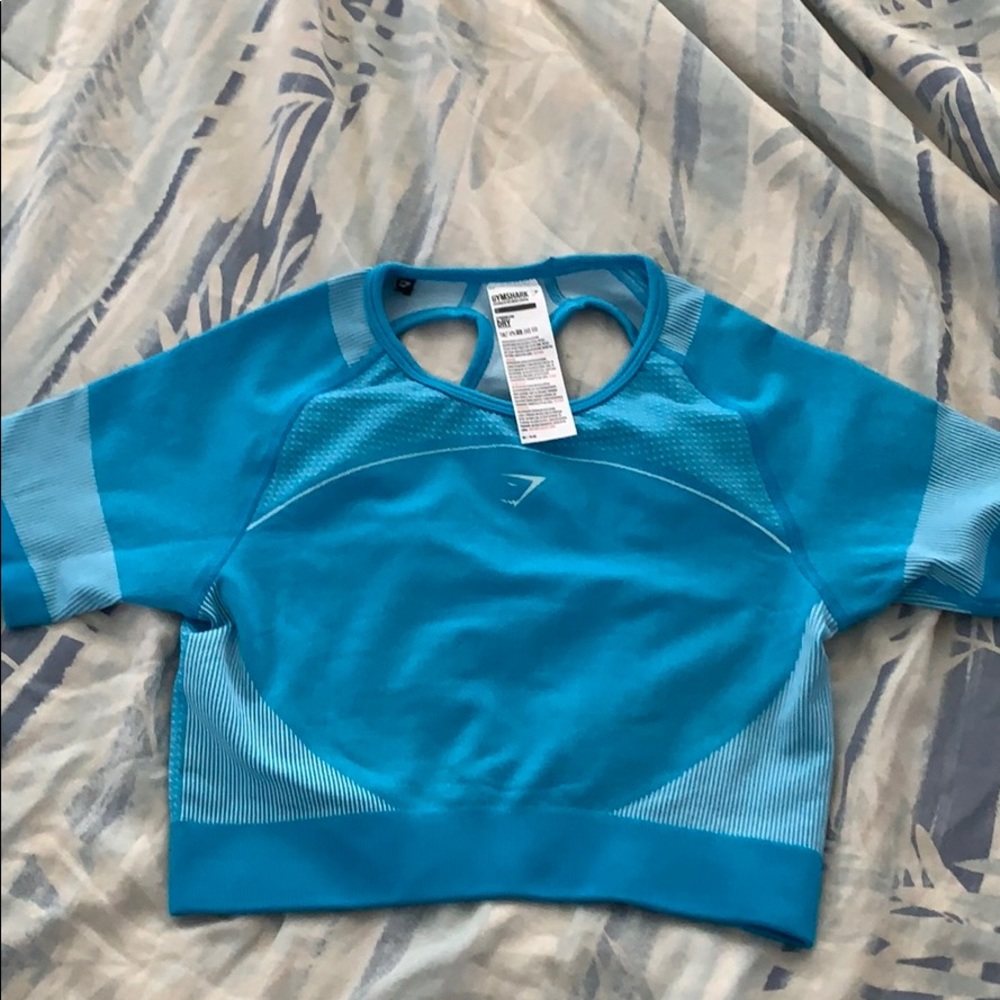 Blue Gymshark Top